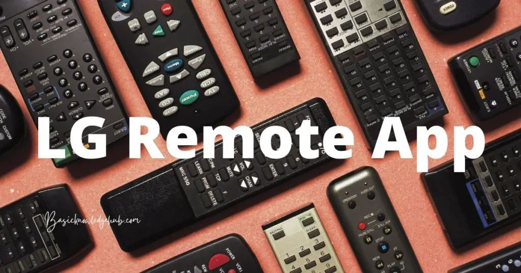 LG Remote App