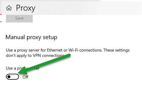 Manual Proxy Setup for Discord stuck on connecting