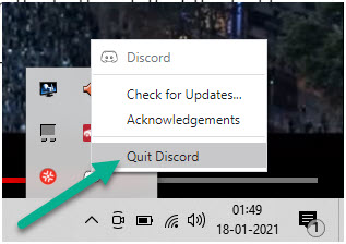 Discord stuck on connecting