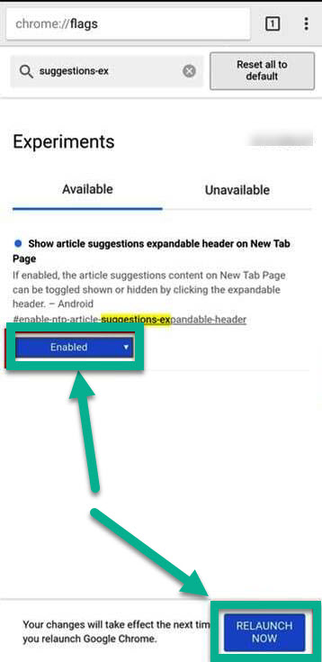 Re-enable the article suggestions