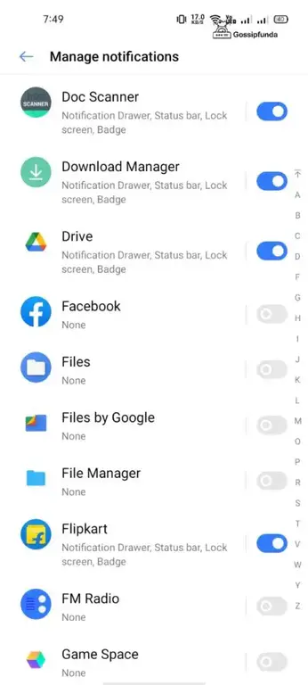 Notification badoo android