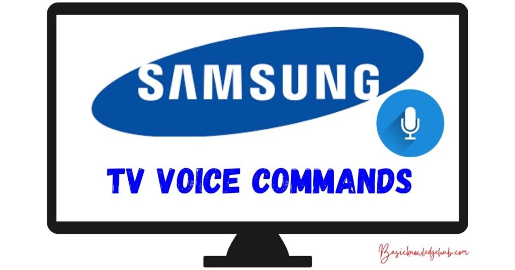 Samsung TV voice commands