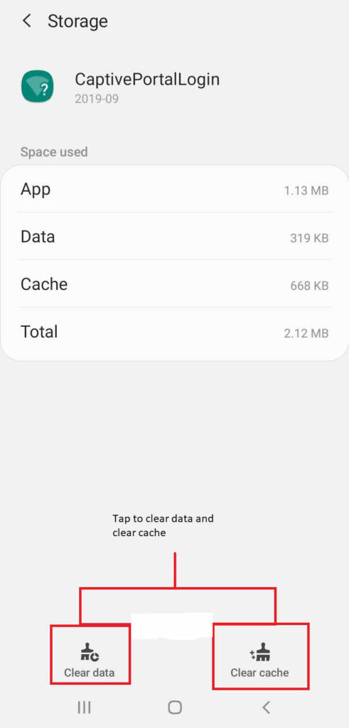 clear data and clear cache