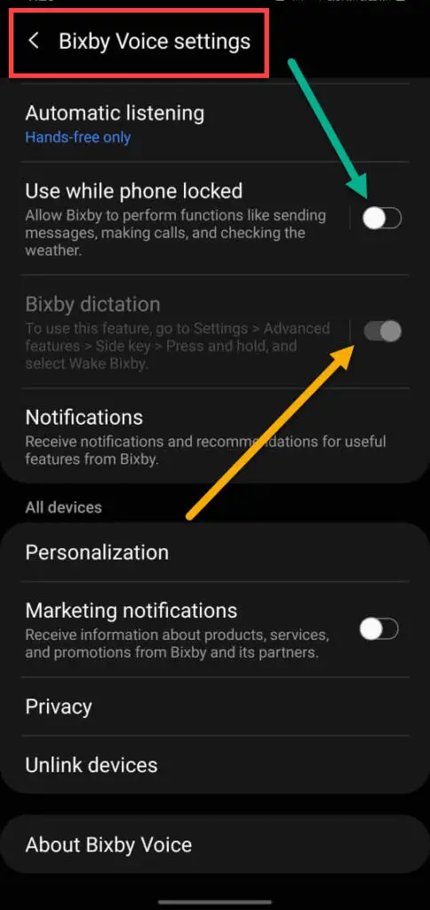 Disable the Bixby button