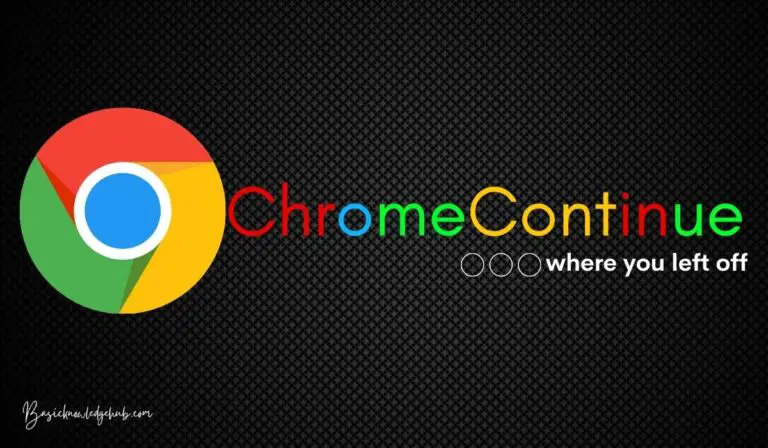 ChromeContinue- Continue where you left off