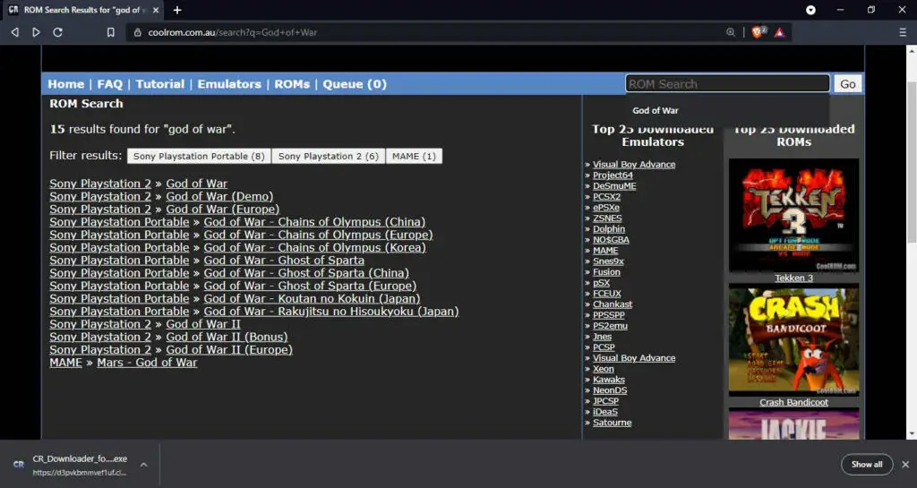 Downloading the iso file for PC emulator