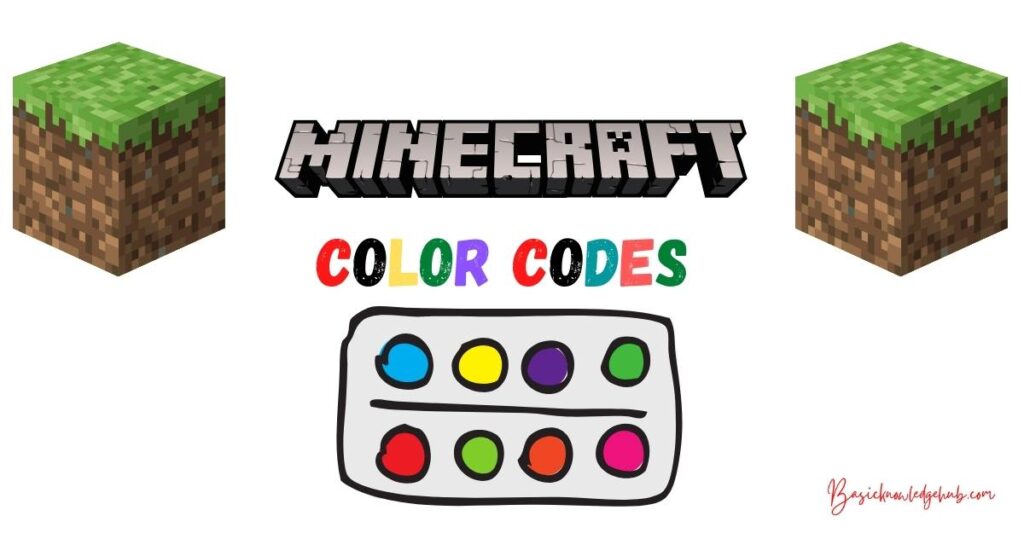 Minecraft color codes