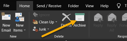 Best way to archive outlook emails