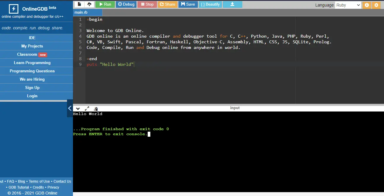 Online GDB Debugger - The Perfect Online Tool For Coding