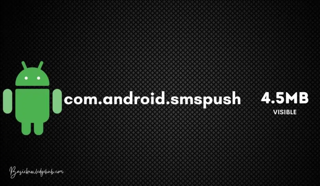 Use of com.android.smspush