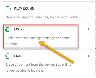 unlock android phone without password Using Android Device Manager