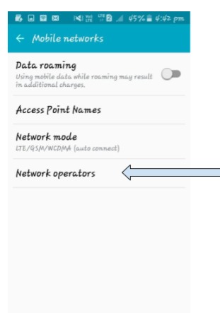 why does my phone say no network connection