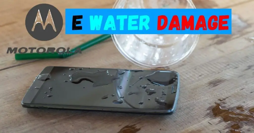 Moto E Water Damage