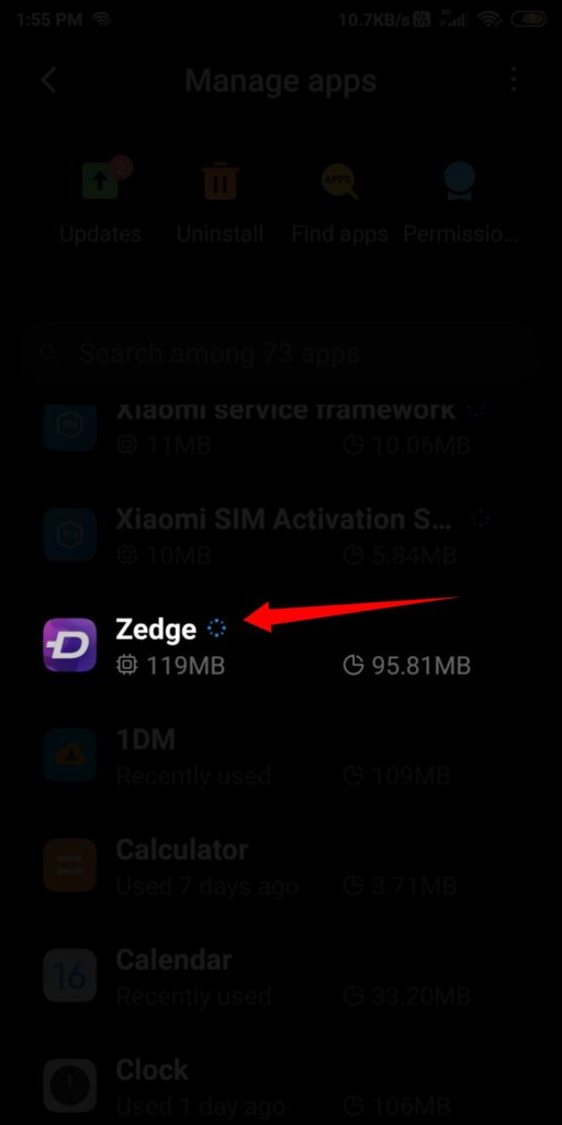 Zedge not working