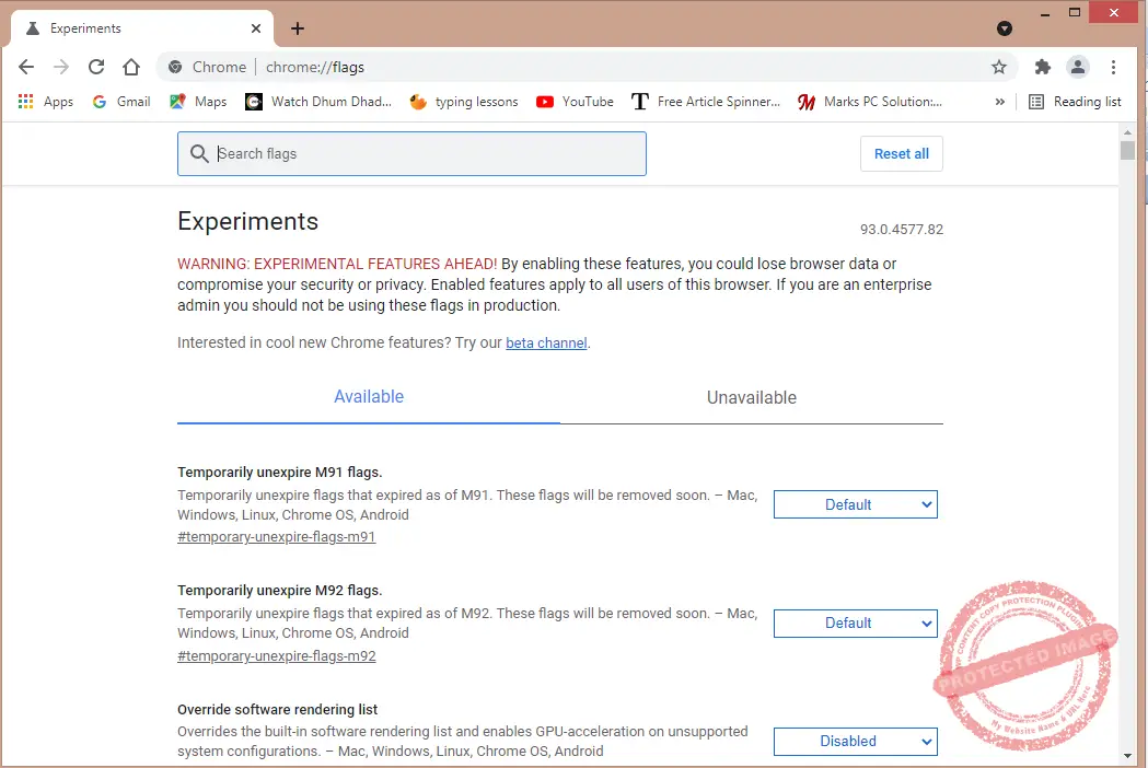 Chrome //flags Settings Basicknowledgehub