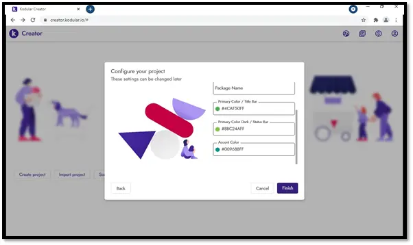 Configure your project- edit theme