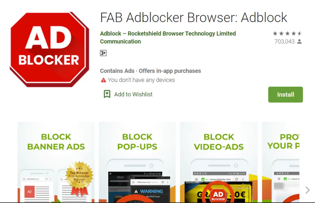 FAB Adblocker Browser: Adblock 
