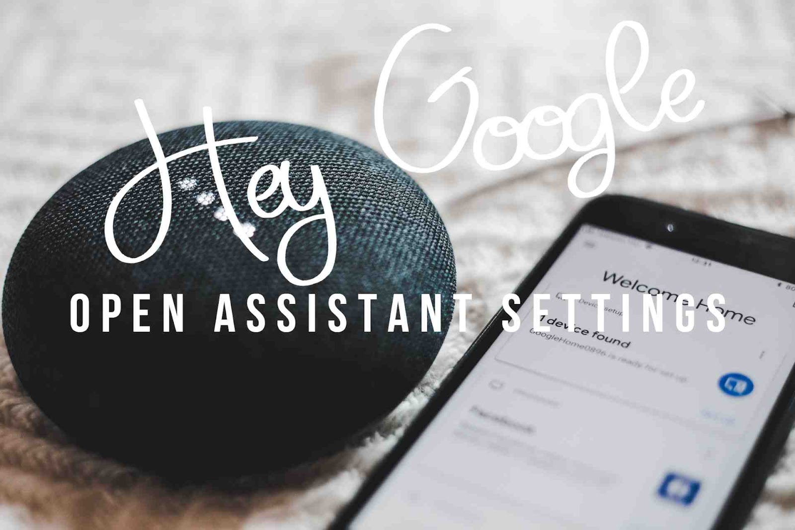 Hey google open assistant settings basicknowledgehub