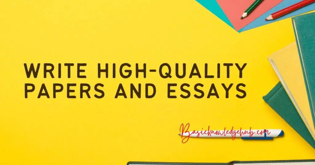 How to Write High-Quality Tech Papers and Essays More Quickly