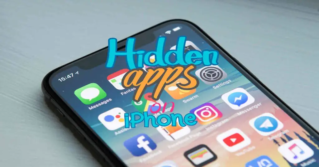 Hidden apps on iPhone