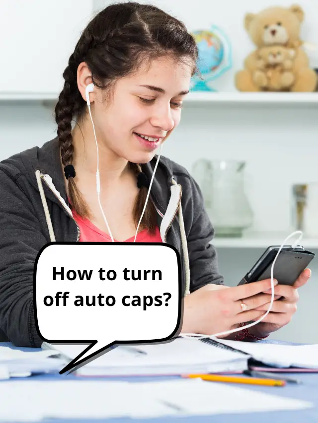 How to turn off auto caps on iPhone in 1 sec?