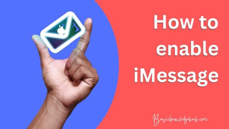 How to enable iMessage?