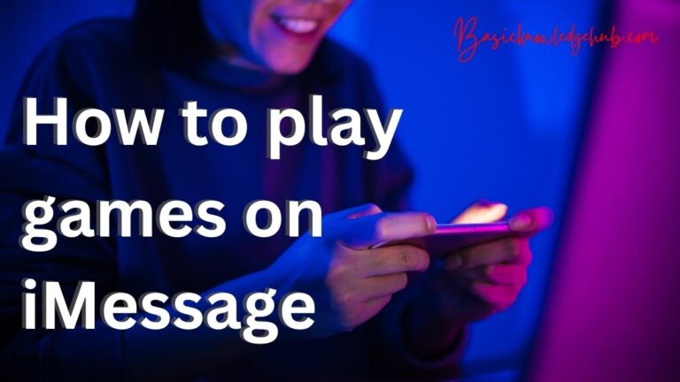 How to play games on iMessage