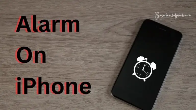 Alarm On iPhone