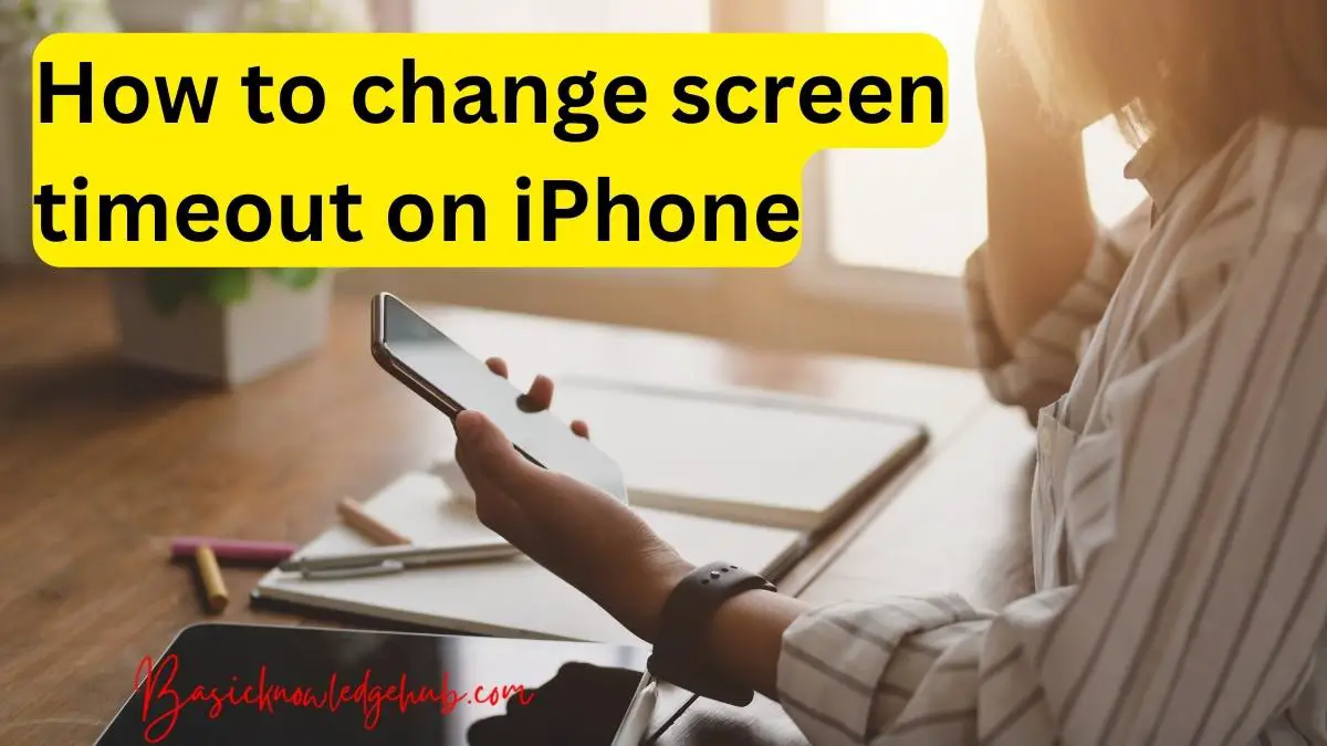 how to change screen shut off time on iphone