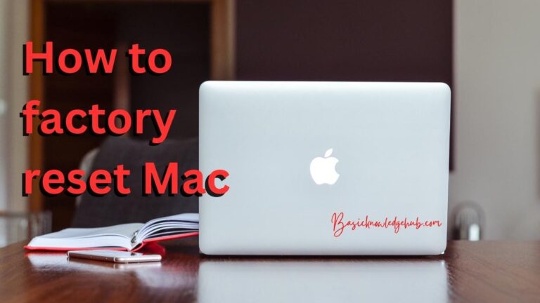 How to factory reset Mac