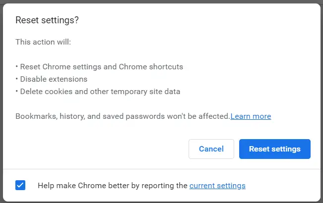 Third-Party Software Altering Chrome's Settings