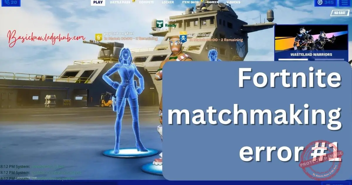 Fortnite matchmaking error 1 Basicknowledgehub