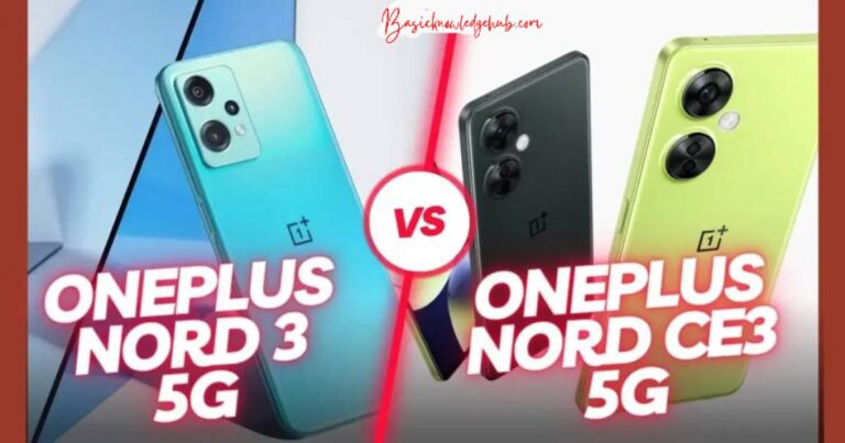 OnePlus Nord 3 5G vs OnePlus Nord CE3 5G