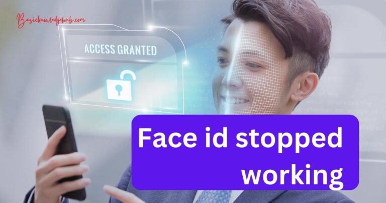 Face id stopped working