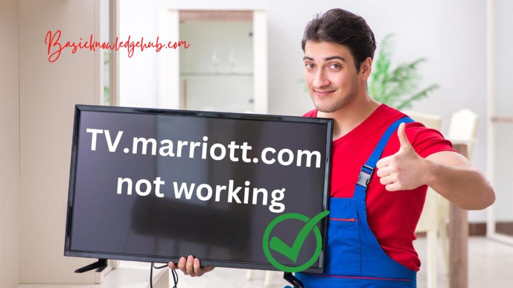TV.marriott.com not working
