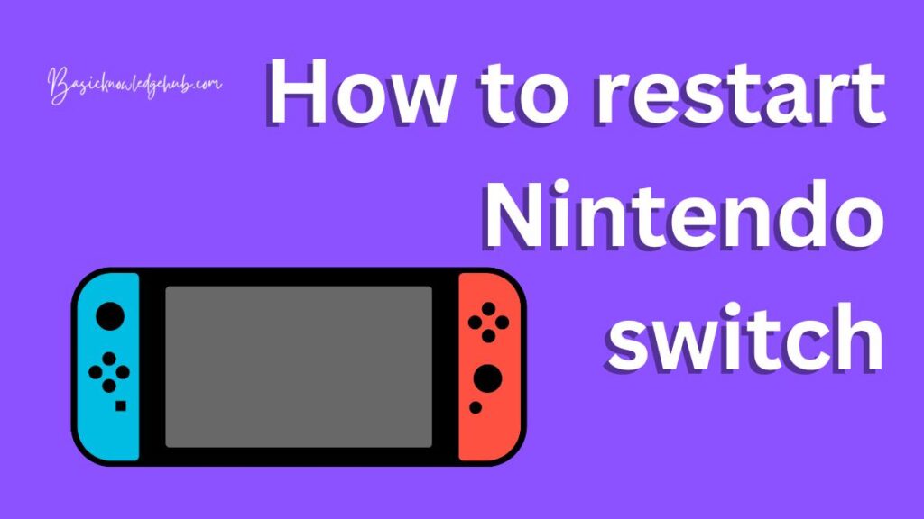 how to restart nintendo switch