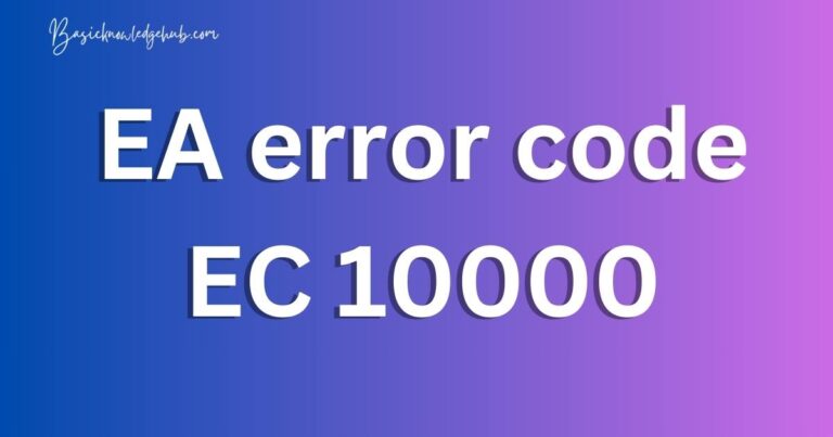 EA error code EC 10000