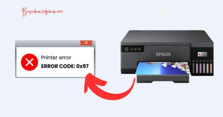Epson error code 0x97