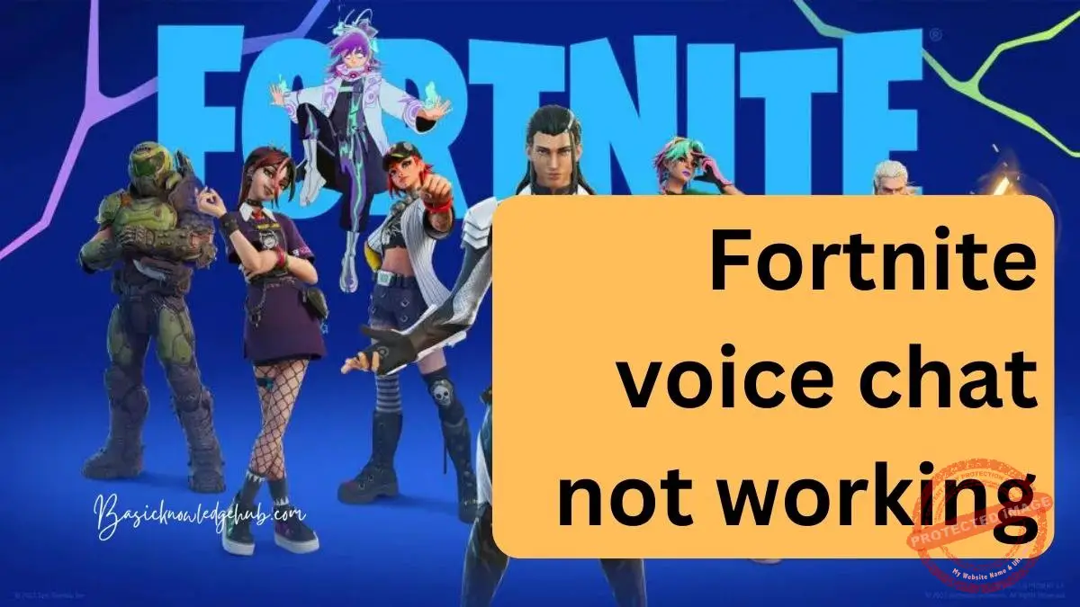 Fortnite voice chat not working Basicknowledgehub