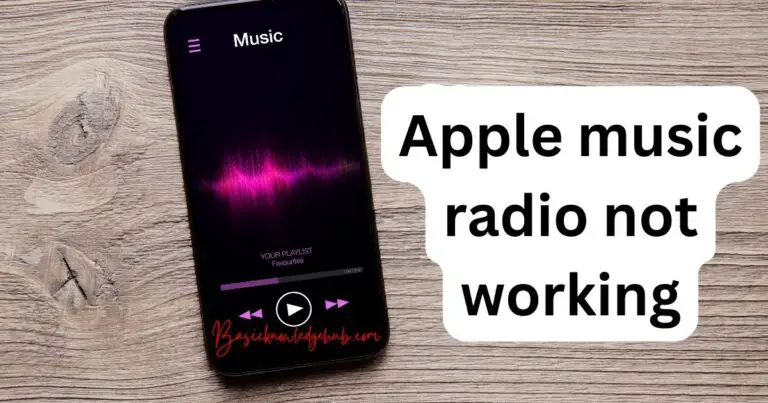 Apple music radio not working