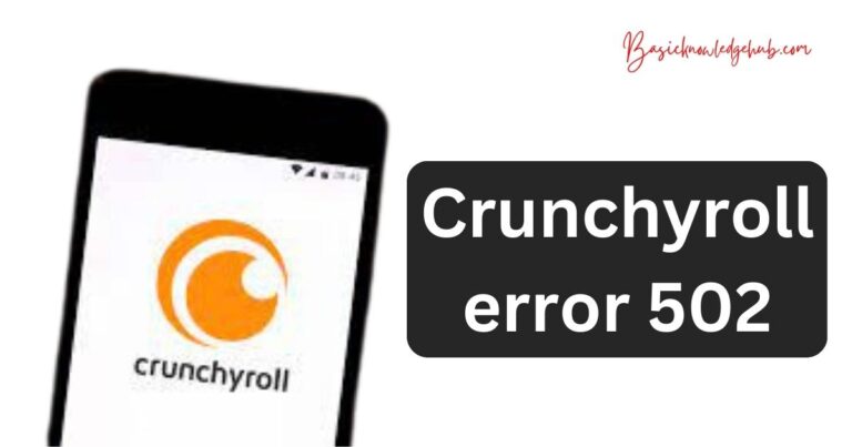 Crunchyroll error 502