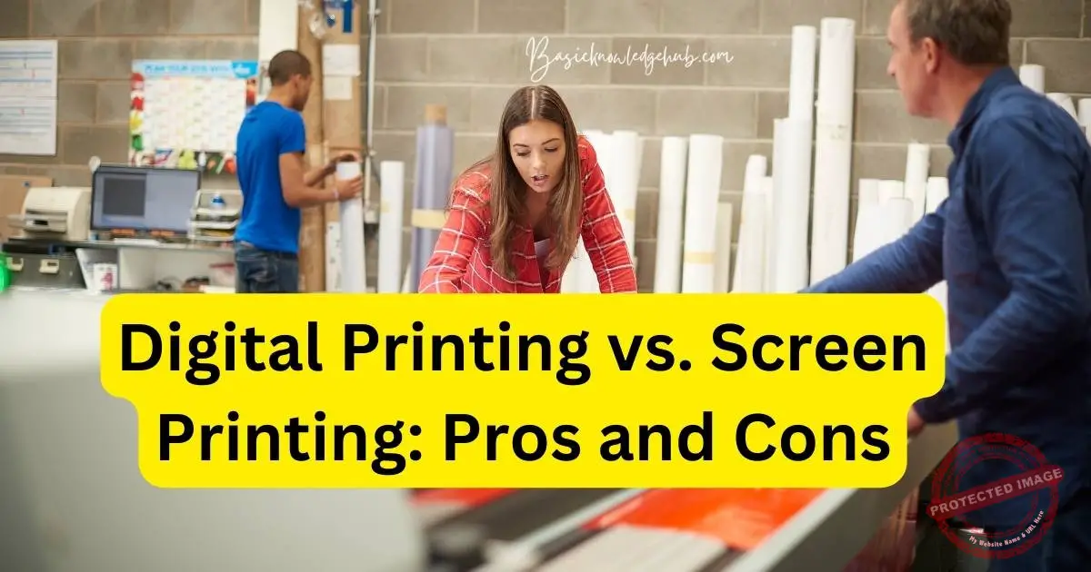 Digital Printing vs. Screen Printing Pros and Cons