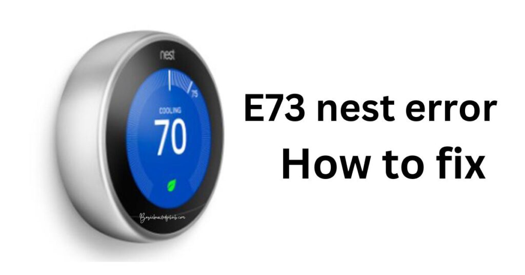 E73 nest error