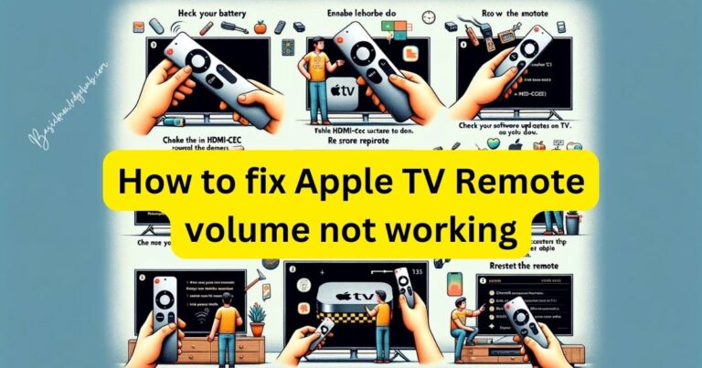 Apple tv remote volume not working