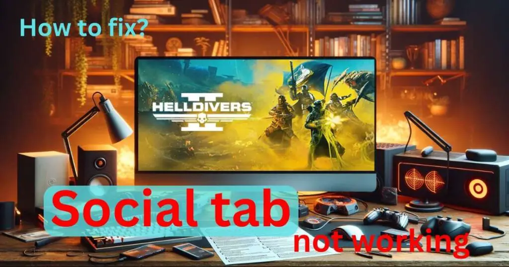 Helldivers 2 social tab not working - How to fix?