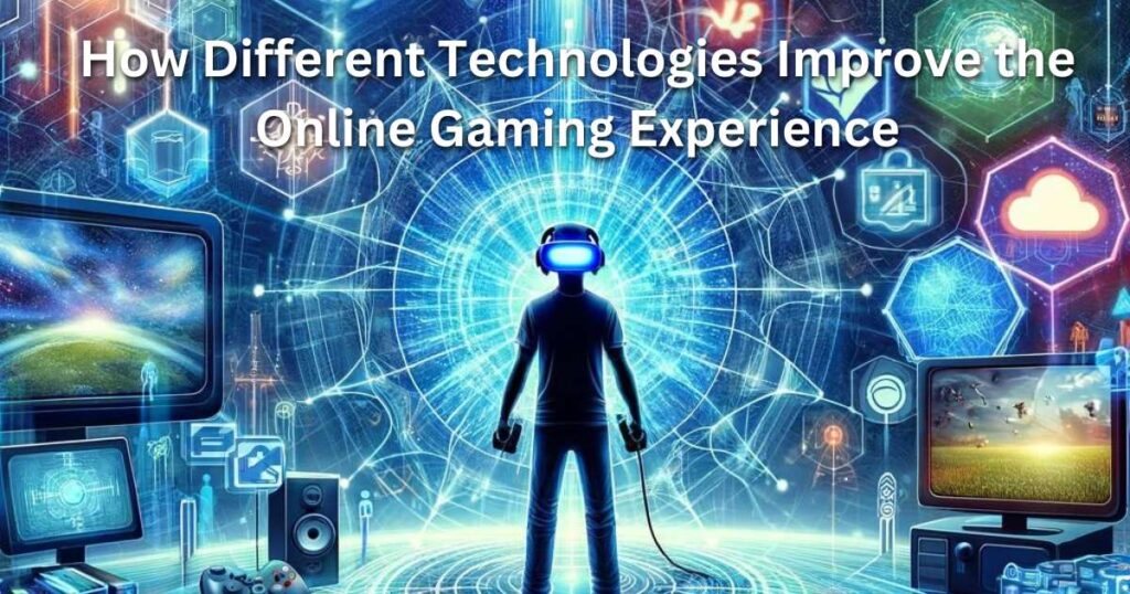 This illustration aims to visually communicate the transformative impact of technology on online gaming, capturing the imagination of viewers and conveying the excitement and possibilities that technological advancements bring to the gaming world.
