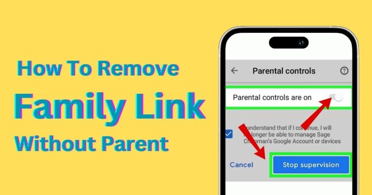 How To Remove Family Link Without Parent