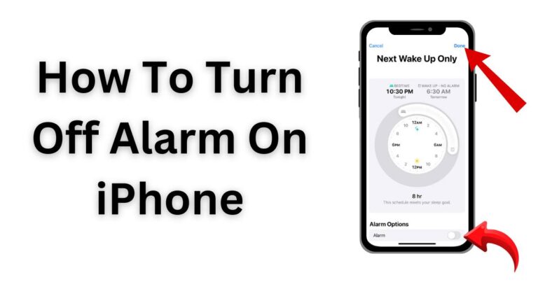 How To Turn Off Alarm On iPhone