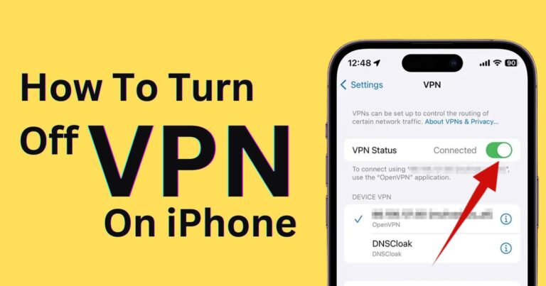 How To Turn Off Vpn On iPhone