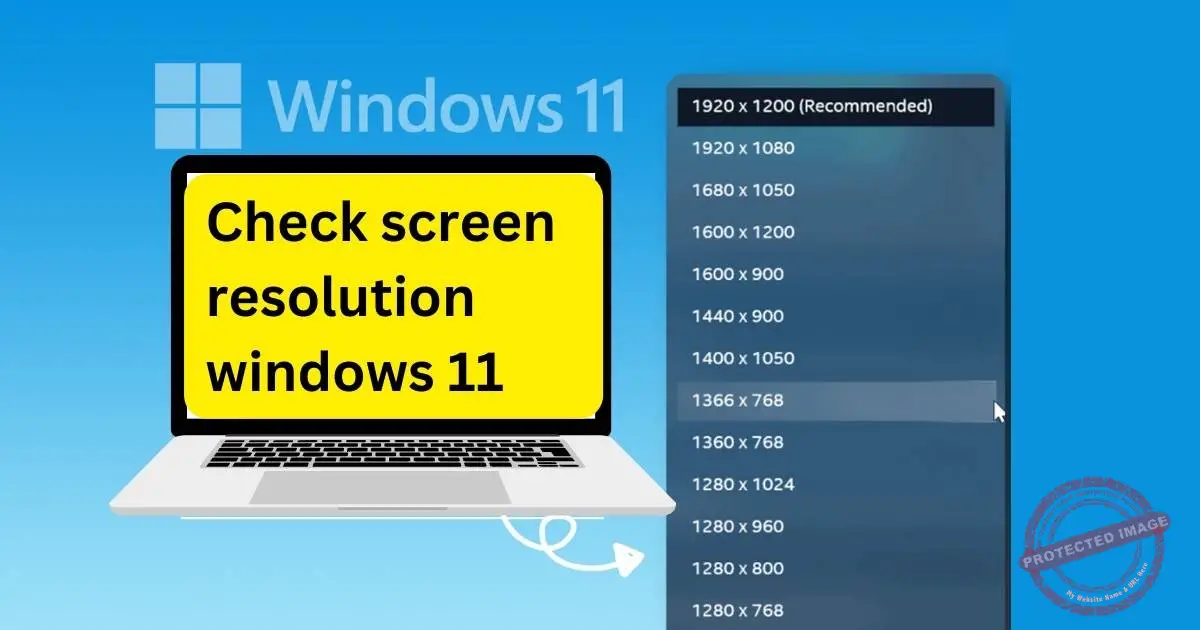 How to check screen resolution windows 11 Basicknowledgehub